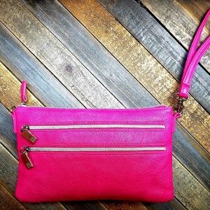 NEW, Never Used!! Hot Pink Wristlet/Clutch